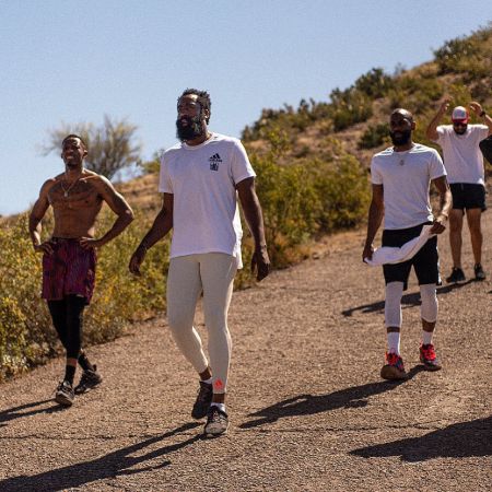 James Harden has been putting in intense workouts with his team in Phoenix.